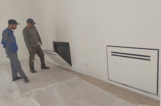 فن کویل سفارشی ویلای تغابنی